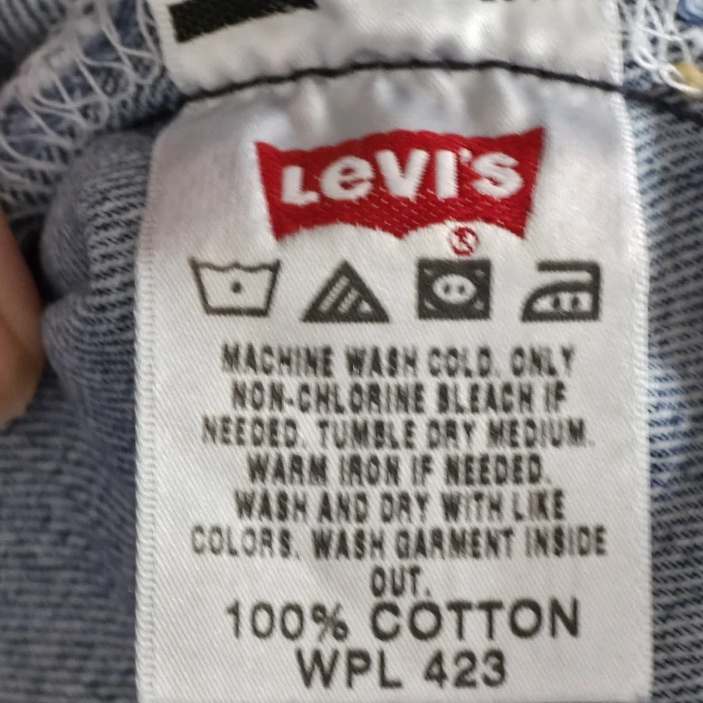 Vintage‎ Levi's 501 XX Jeans Men's W36 L30 Light Wash Button Fly Straight Leg